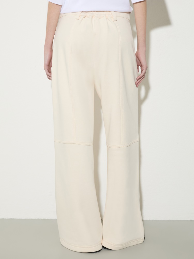 Fleece and basketweave trousers - MAX&Co. - 2