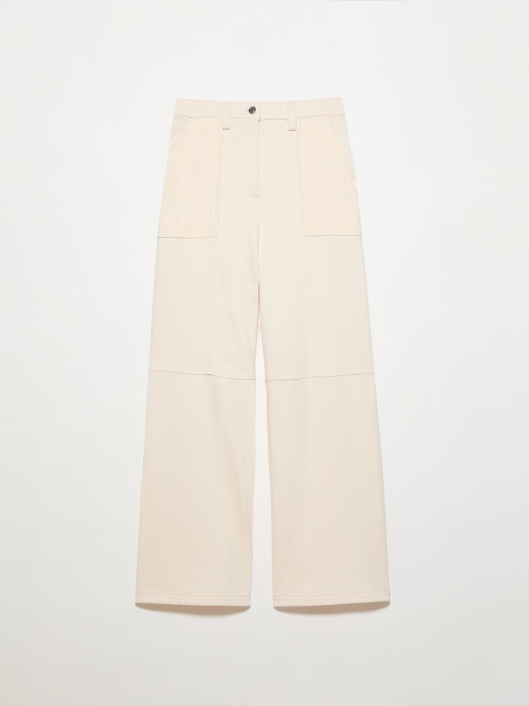 Fleece and basketweave trousers - MAX&Co. - 5