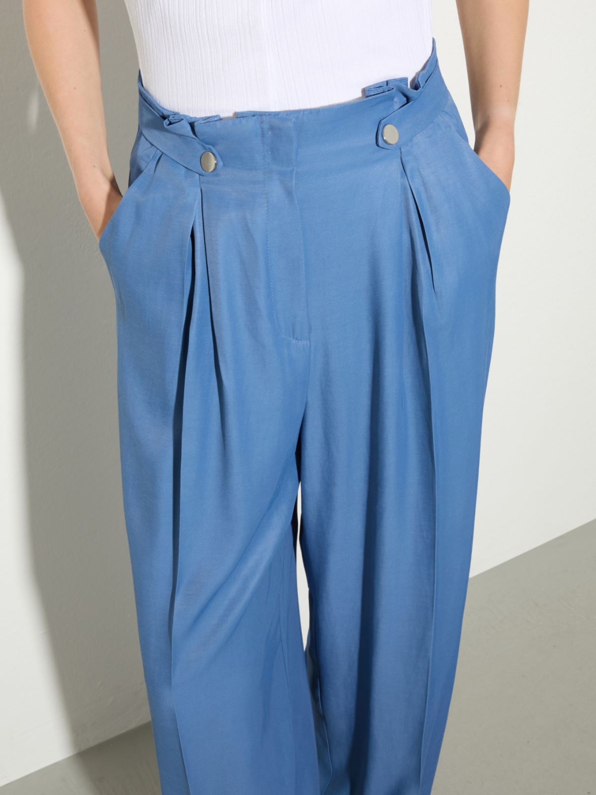 Pantaloni paperbag fluidi - AVIO - MAX&Co.