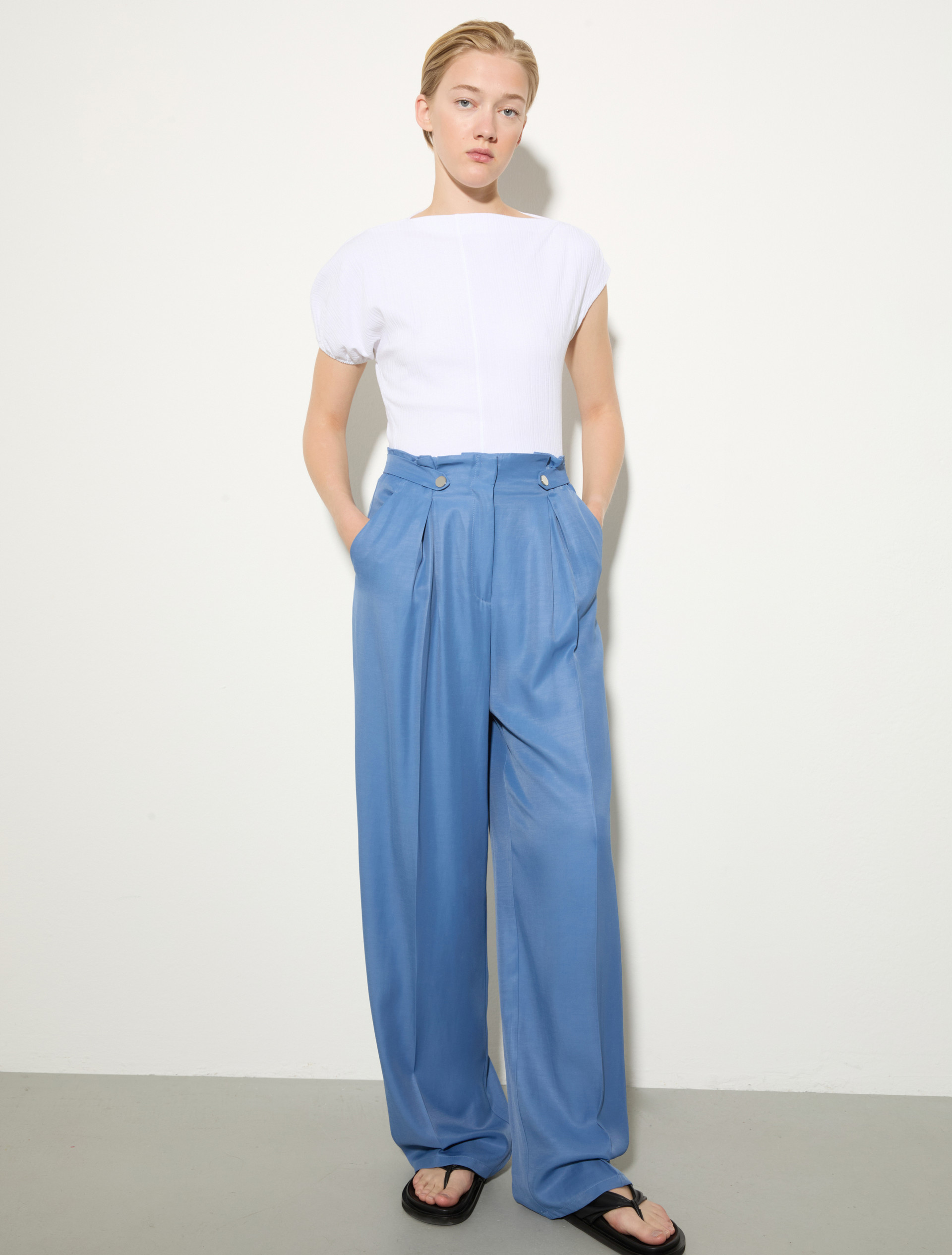 Pantaloni paperbag fluidi - MAX&Co.