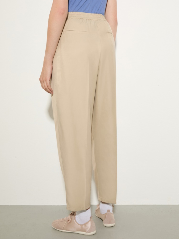 Pantaloni barrel leg fluidi - BEIGE - MAX&Co.