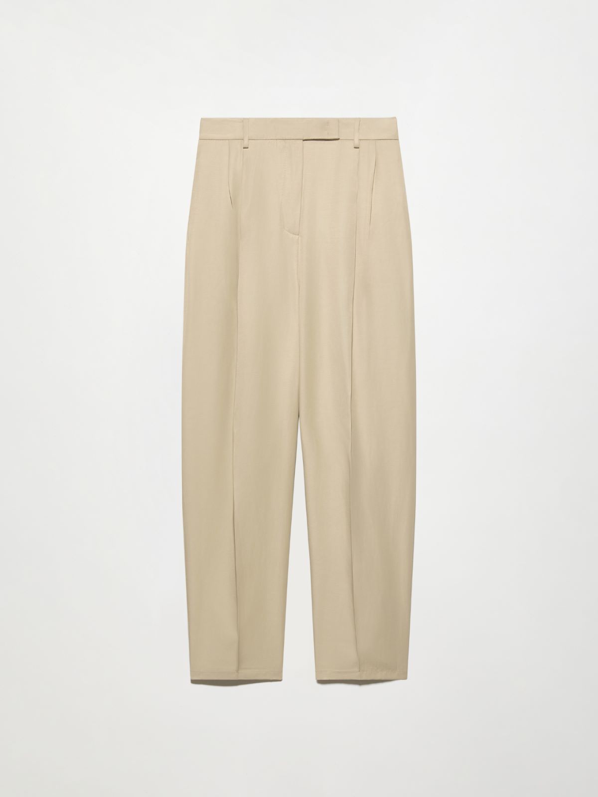 Pantaloni barrel leg fluidi - BEIGE - MAX&Co.