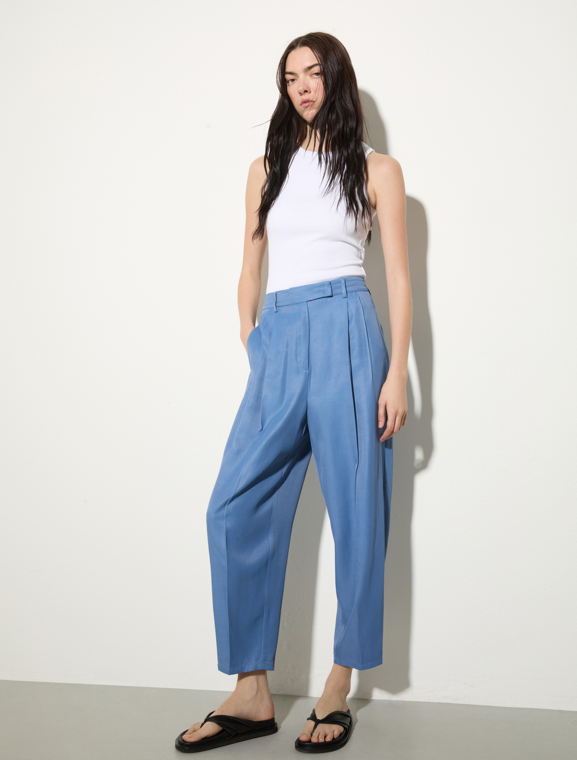 Pantalon barrel leg fluide - MAX&Co.