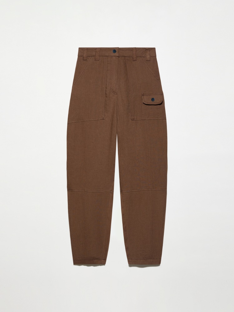 Pantaloni barrel in puro lino - MAX&Co. - 5
