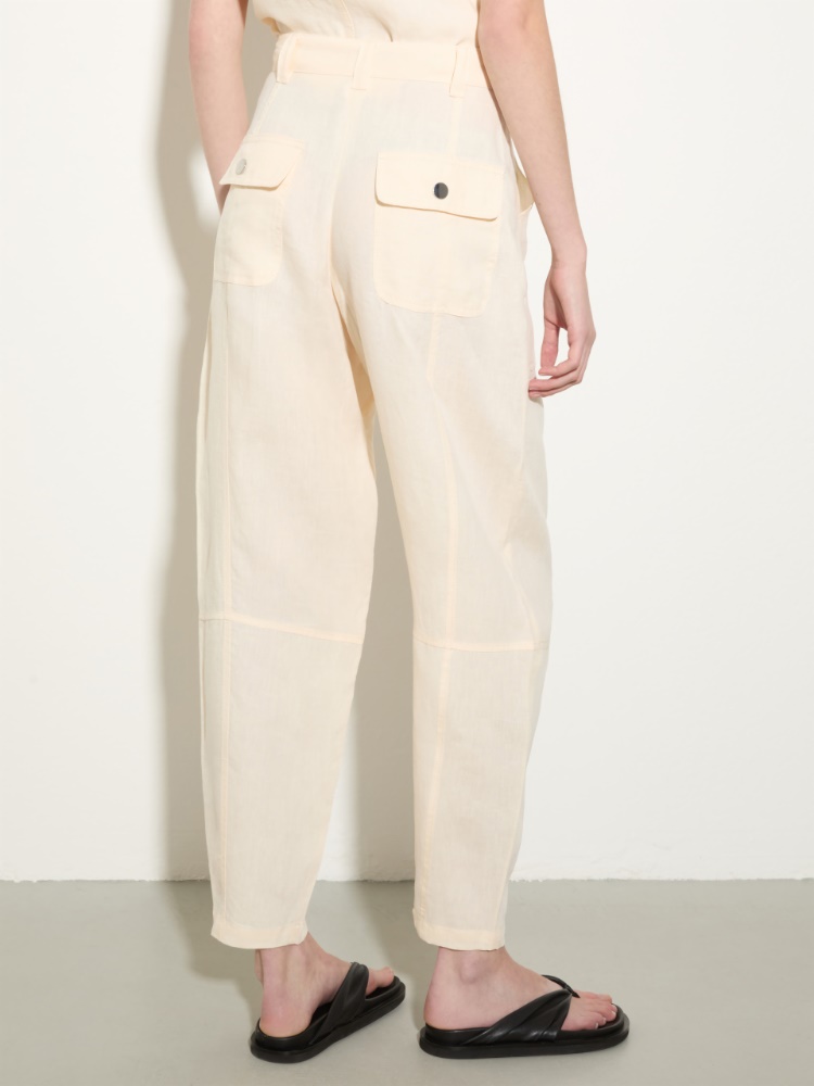 Pantaloni barrel in puro lino - MAX&Co. - 2