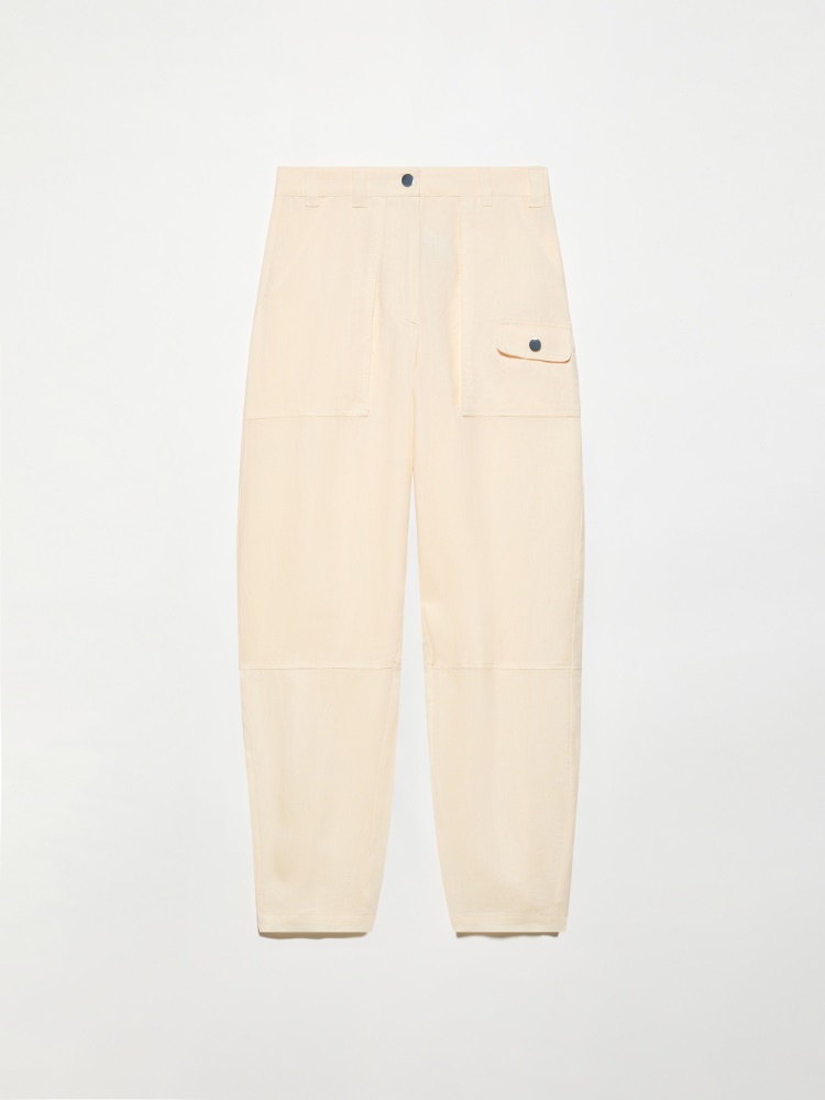 Pantaloni barrel in puro lino - MAX&Co. - 6