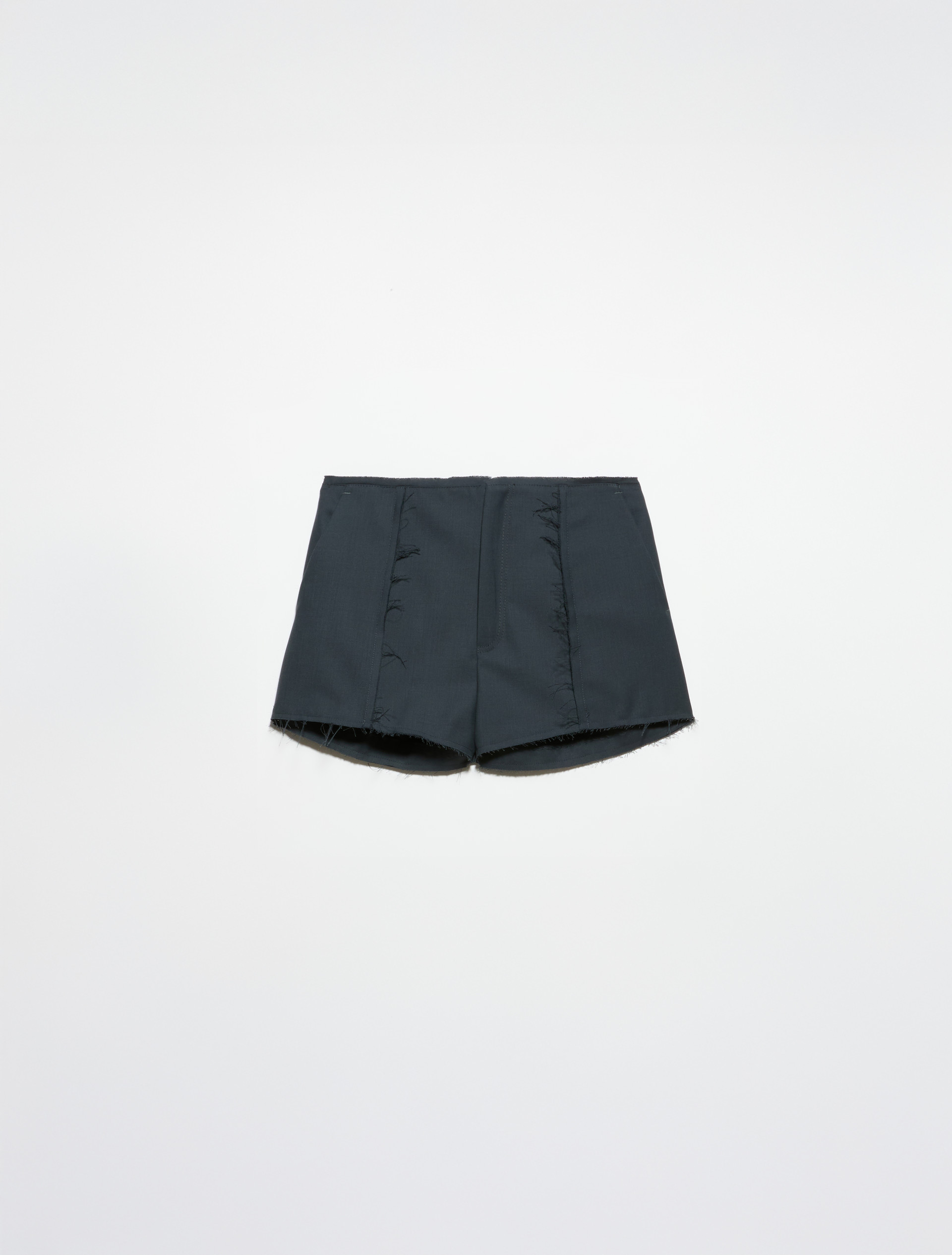 Gabardine shorts Sami Miró &Co.llaboration - DARK GREY - MAX&Co. - 5
