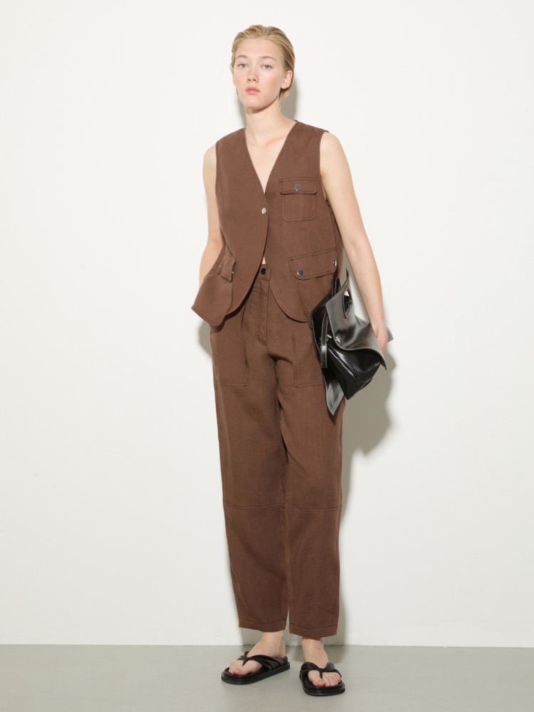 Gilet in puro lino - CAFFE` - MAX&Co.