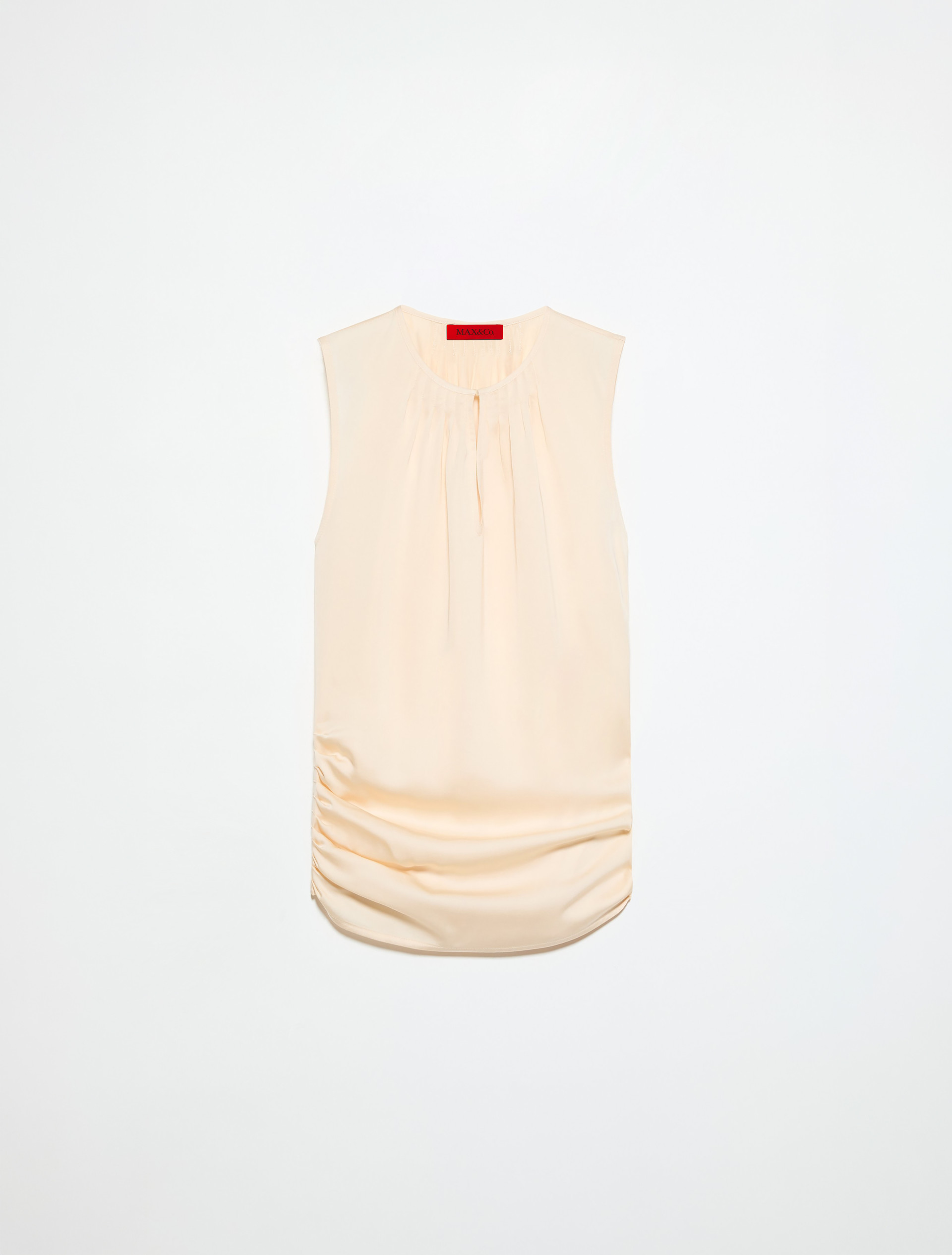 Top in raso con drappeggi - PAGLIA - MAX&Co.