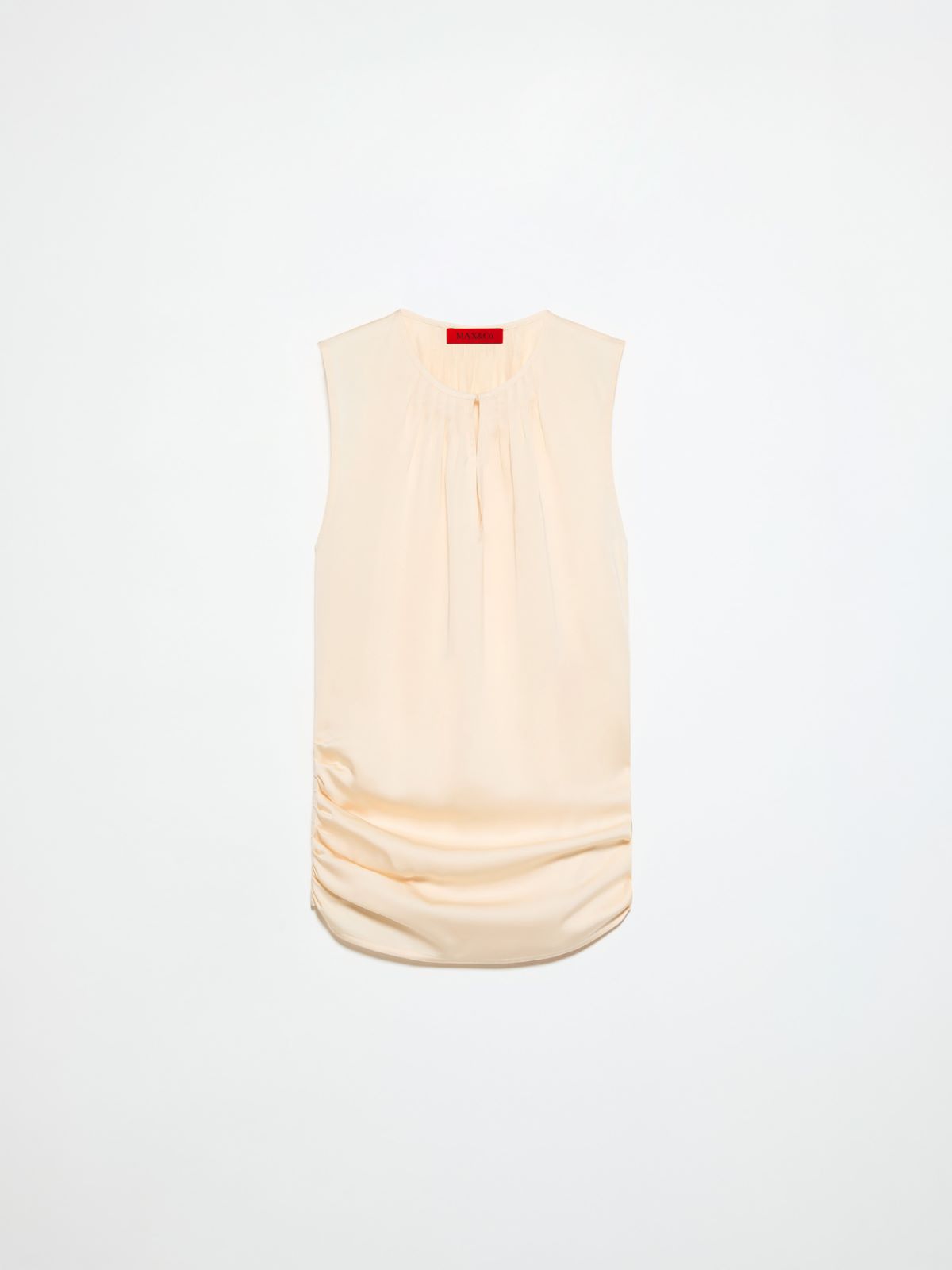 Top in raso con drappeggi - PAGLIA - MAX&Co.