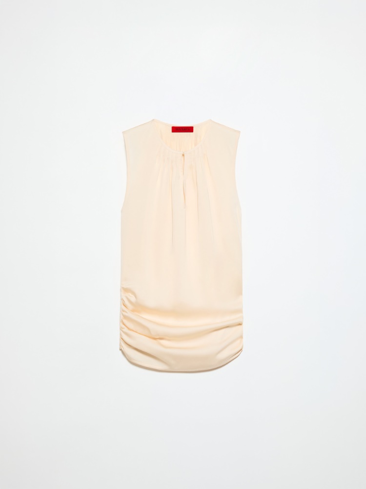 Top in raso con drappeggi - PAGLIA - MAX&Co.