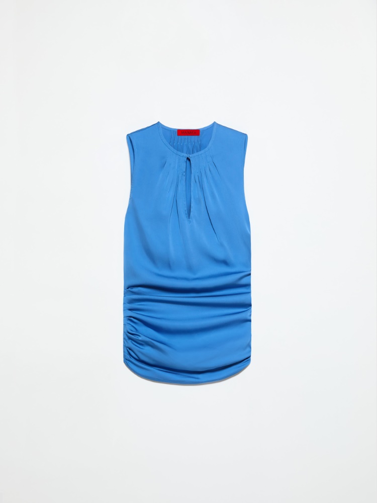 Top in raso con drappeggi - AVIO - MAX&Co.