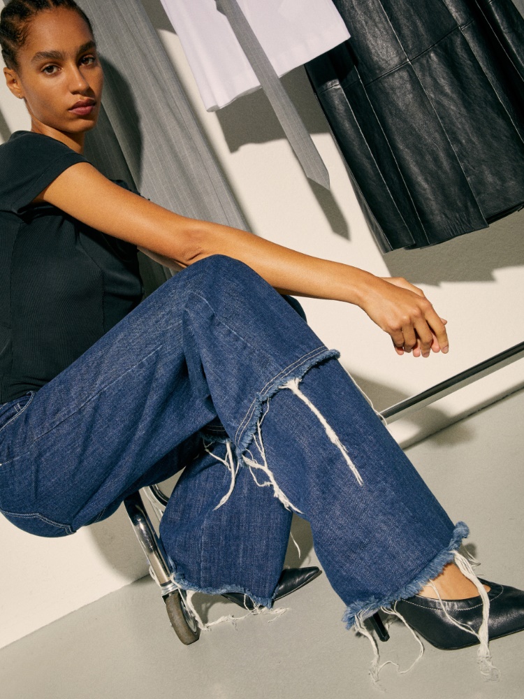 Frayed jeans Sami Miró &Co.llaboration - MAX&Co. - 3