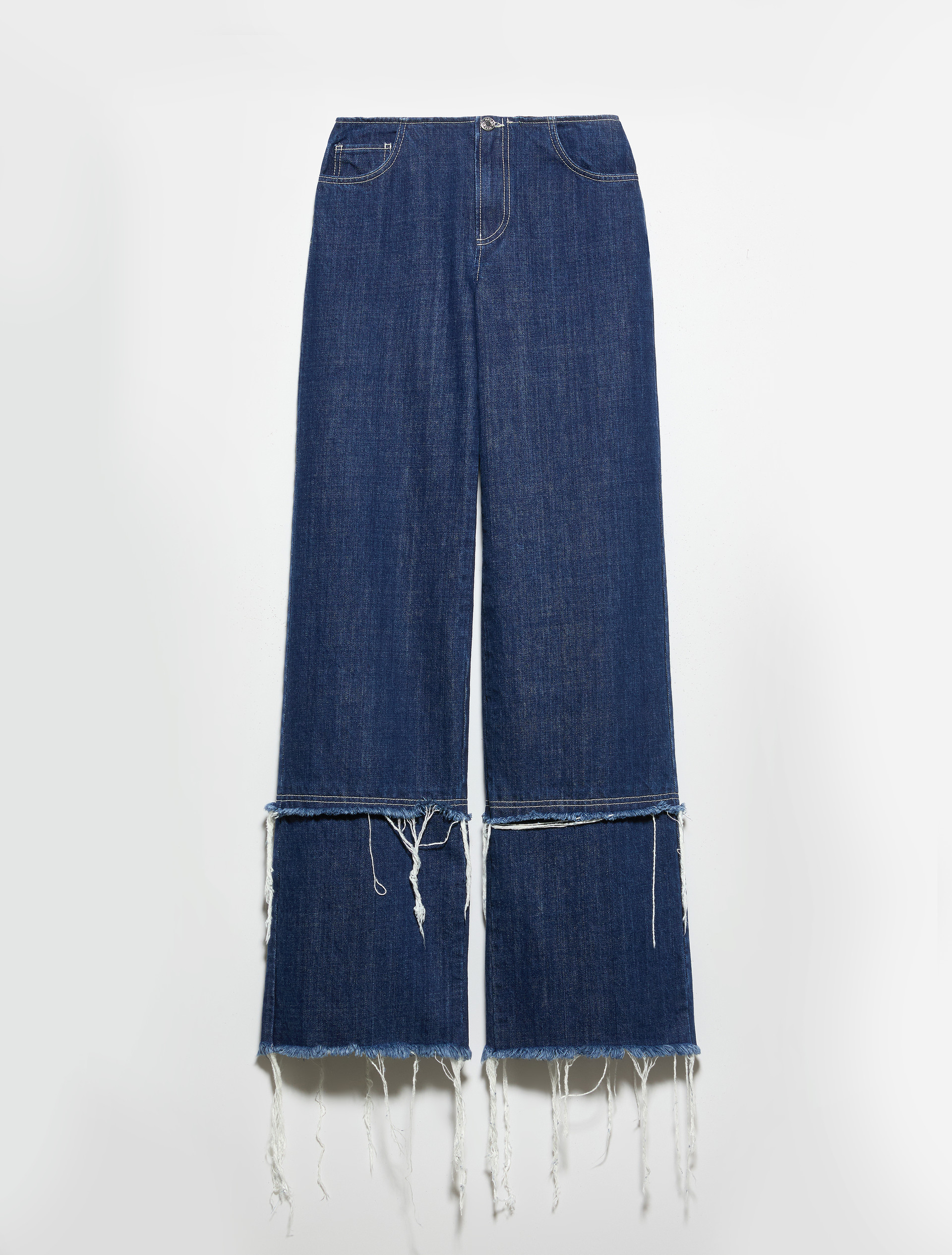 Frayed jeans Sami Miró &Co.llaboration - MIDNIGHTBLUE - MAX&Co. - 5