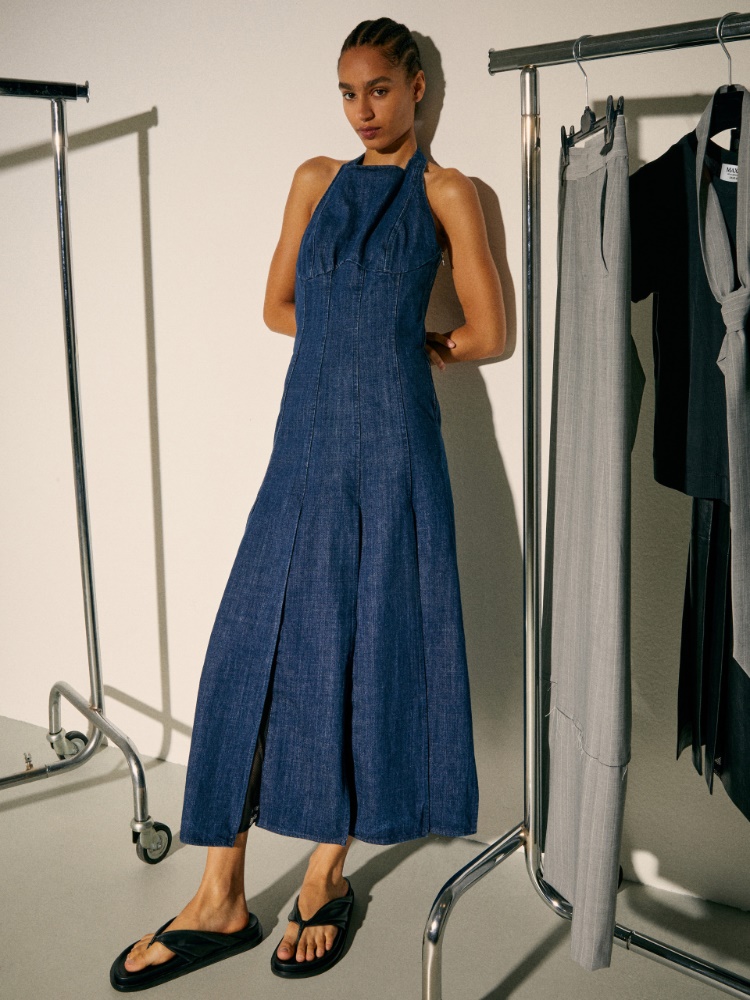 Denim dress Sami Miró &Co.llaboration - MAX&Co.