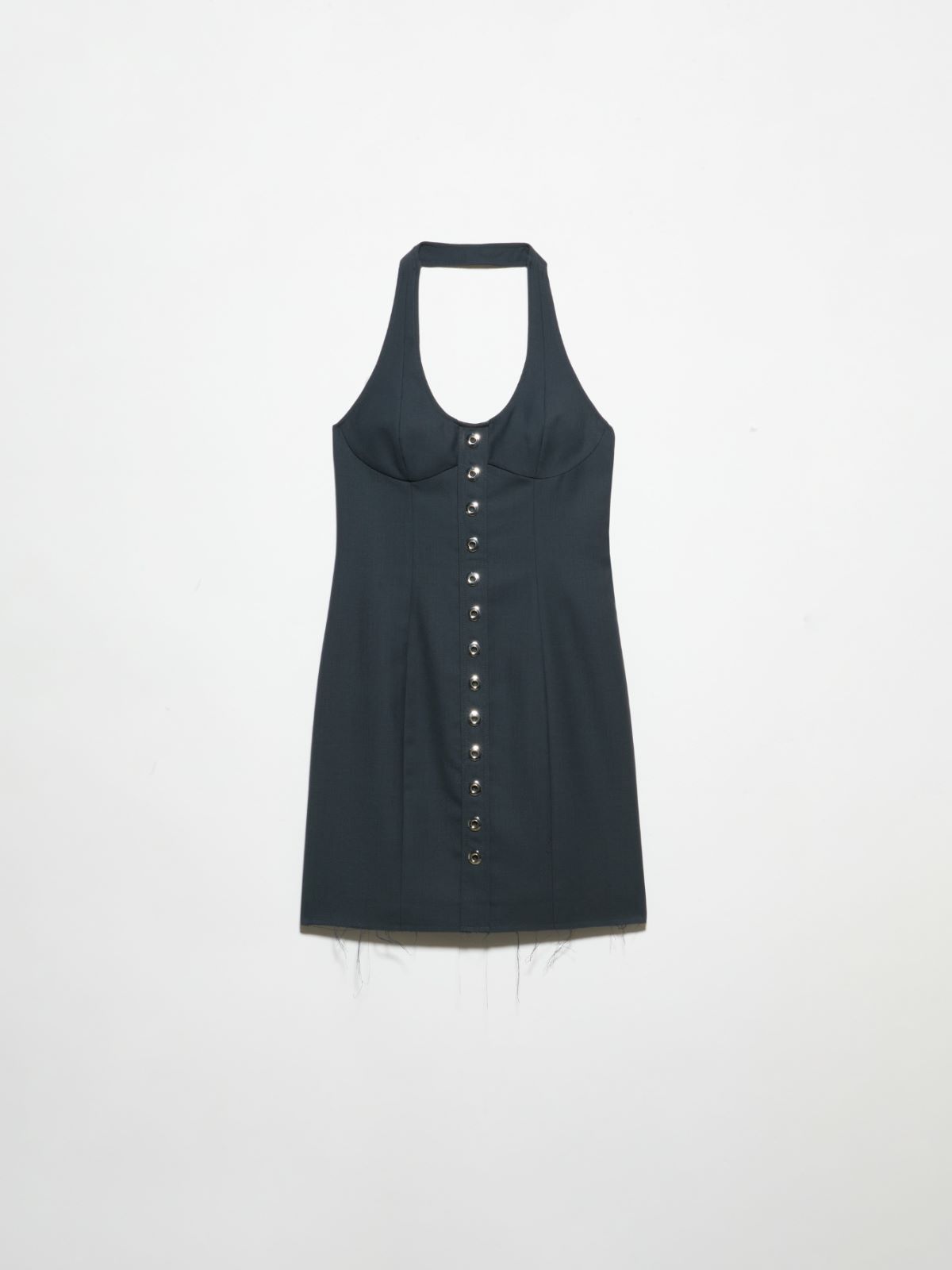 Gabardine dress Sami Miró &Co.llaboration, dark grey | MAX&Co. Gabardine dress Sami Miró &Co.llaboration - DARK GREY - MAX&Co. - 5