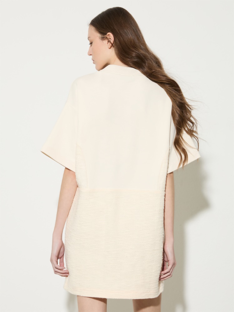 Fleece and basketweave dress - MAX&Co. - 2