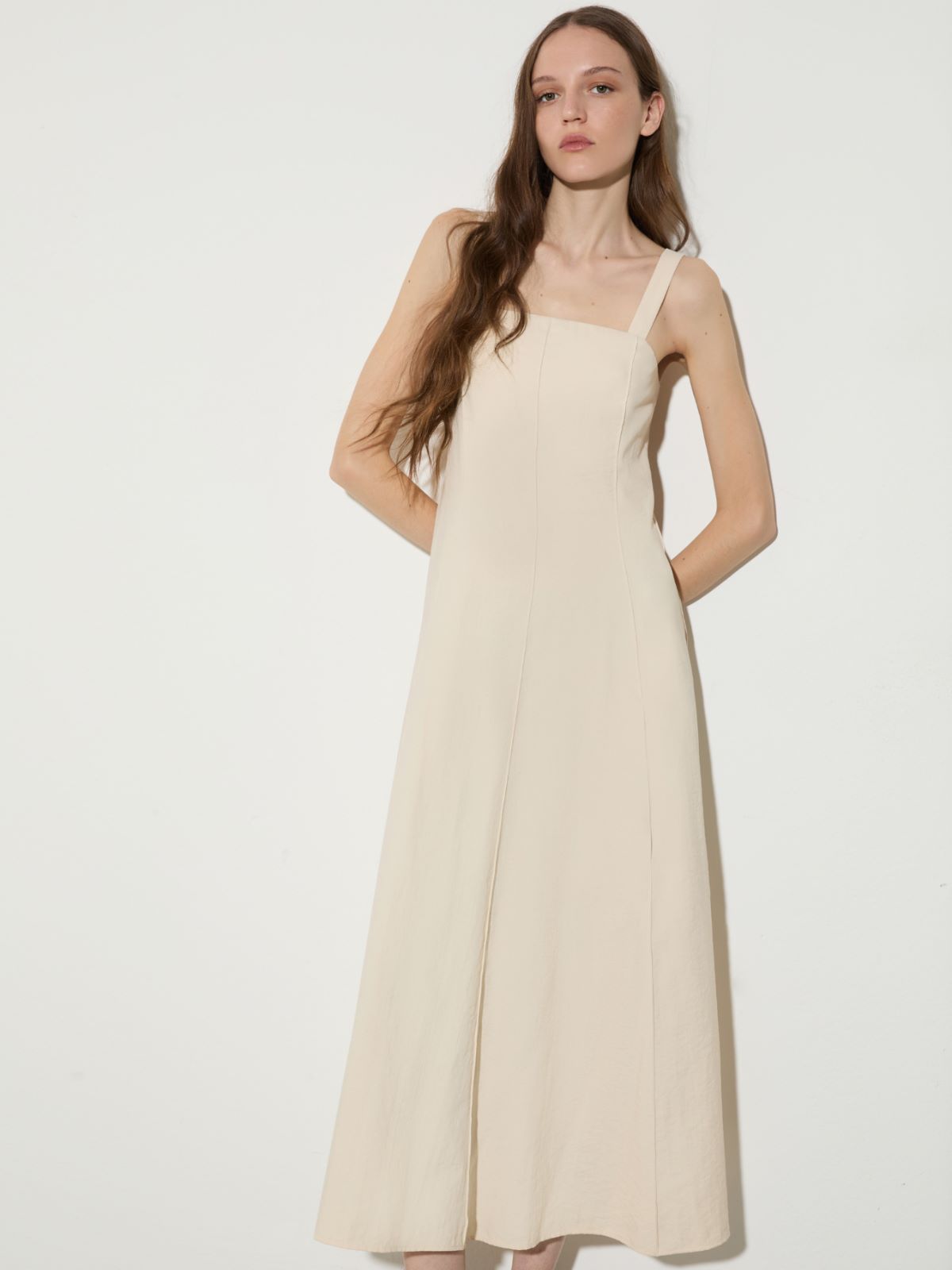 Fluid nylon princess dress - MILK - MAX&Co. - 4