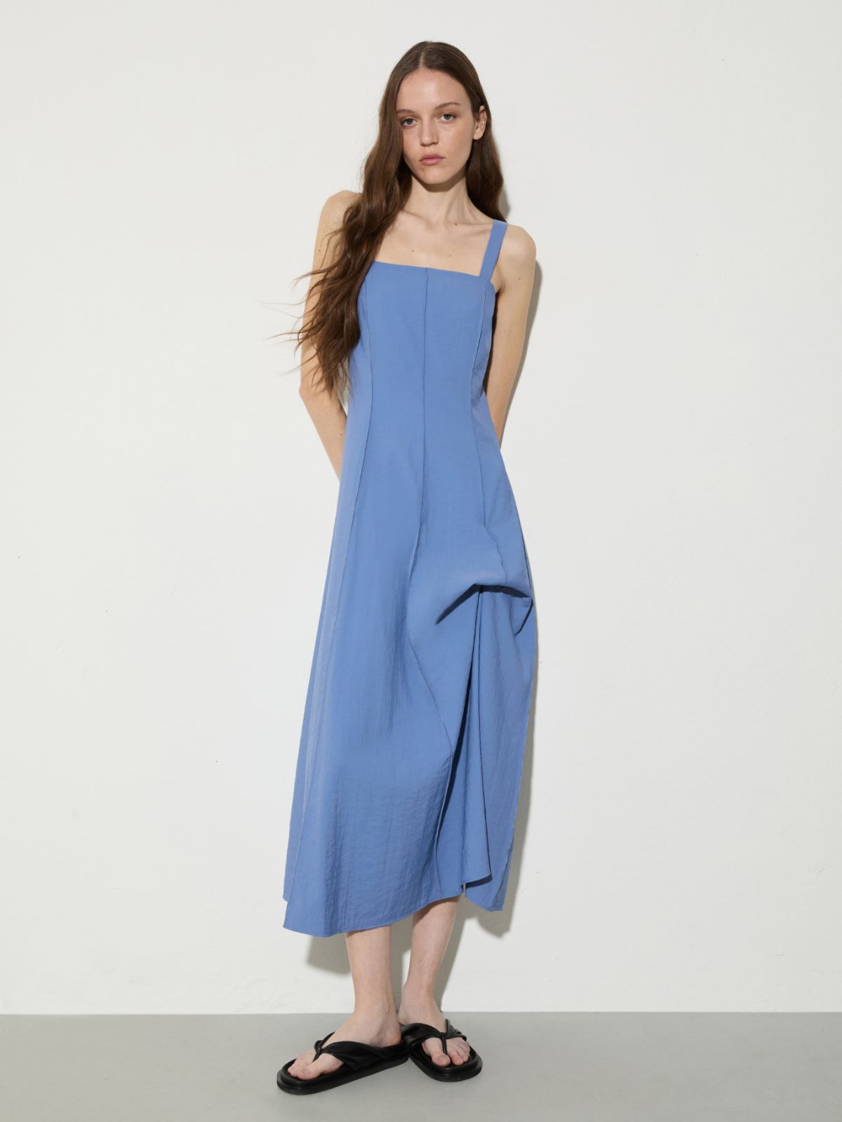 Fluid nylon princess dress - AVIO - MAX&Co.