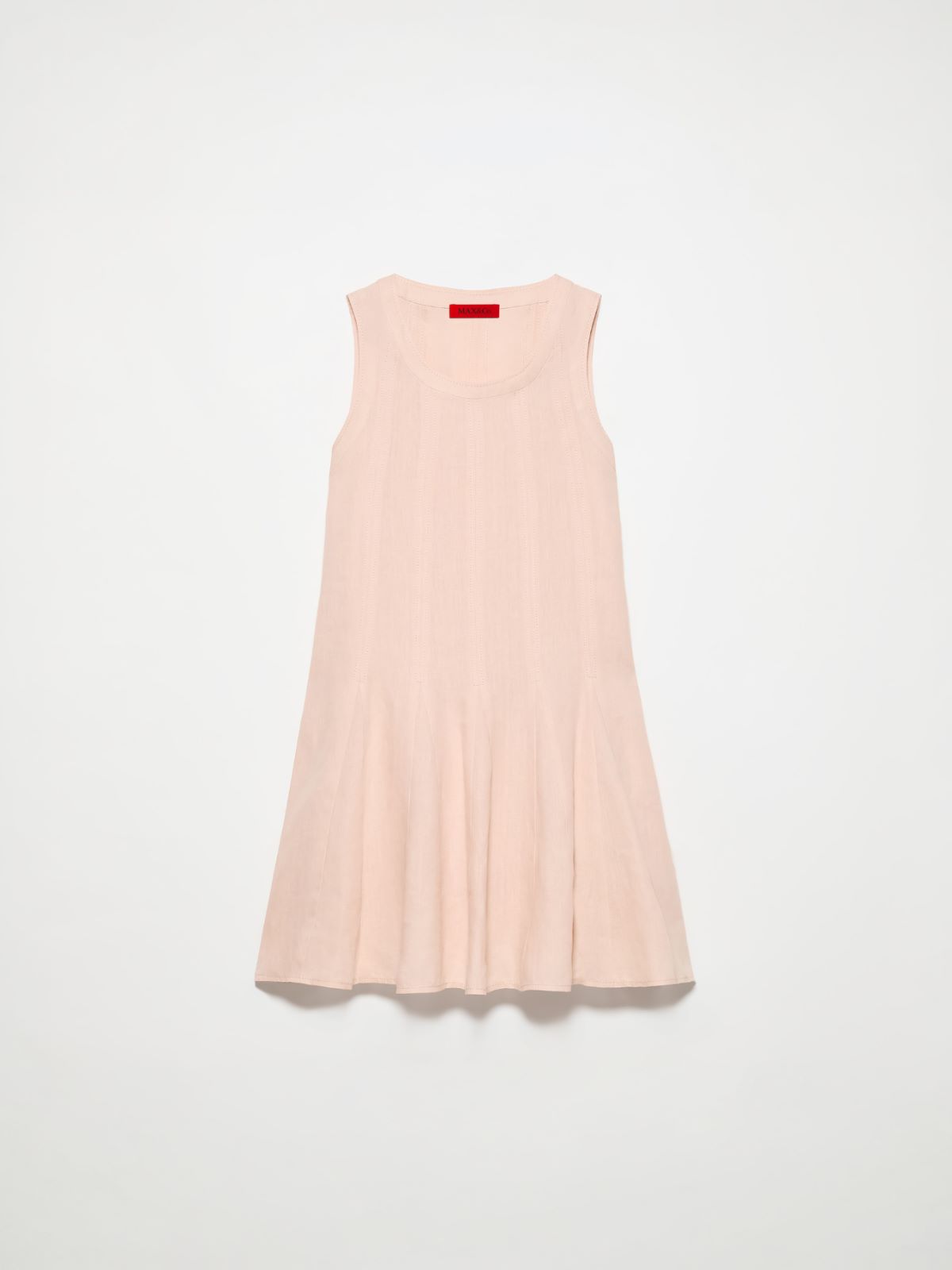 Pure linen mini dress - POWDER - MAX&Co.