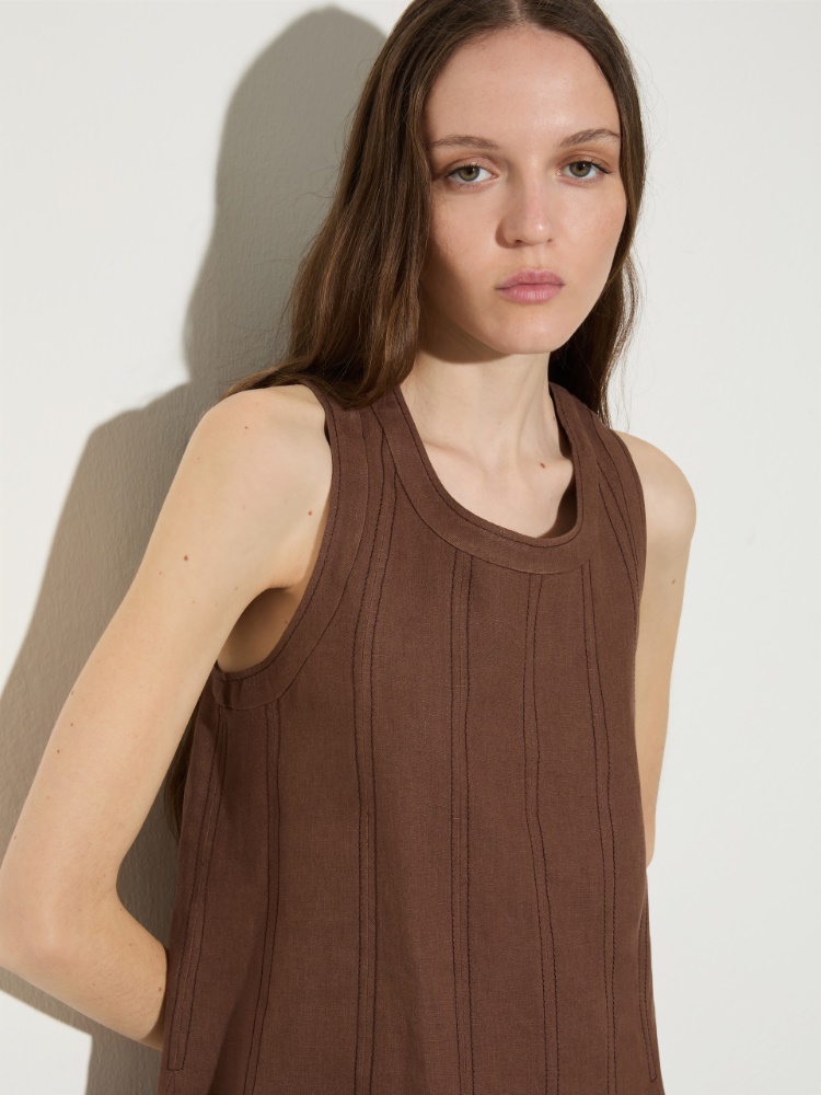 Pure linen mini dress - MAX&Co. - 3