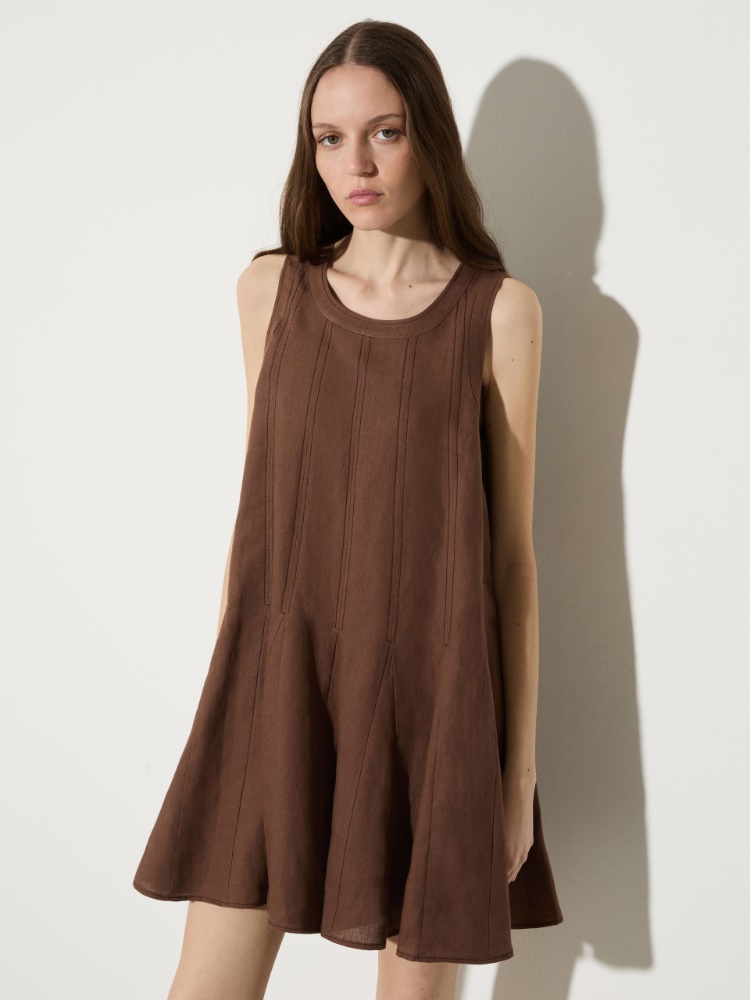 Pure linen mini dress - MAX&Co.