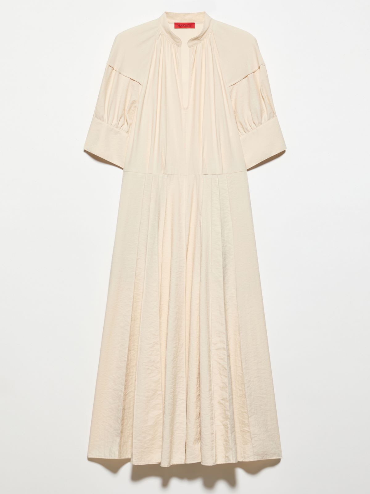 Robe fit & flare en nylon fluide - LAIT - MAX&Co.