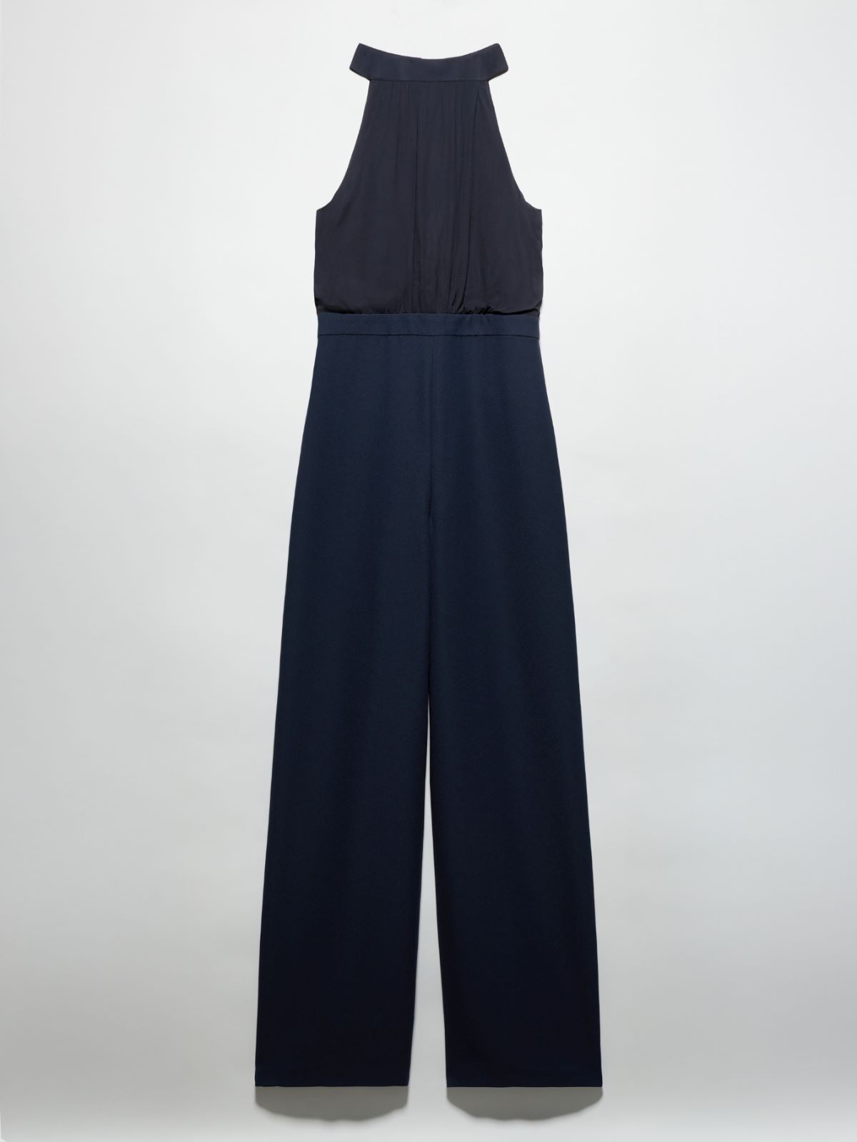 Jumpsuit in envers satin and georgette - ULTRAMARINE - MAX&Co. - 5