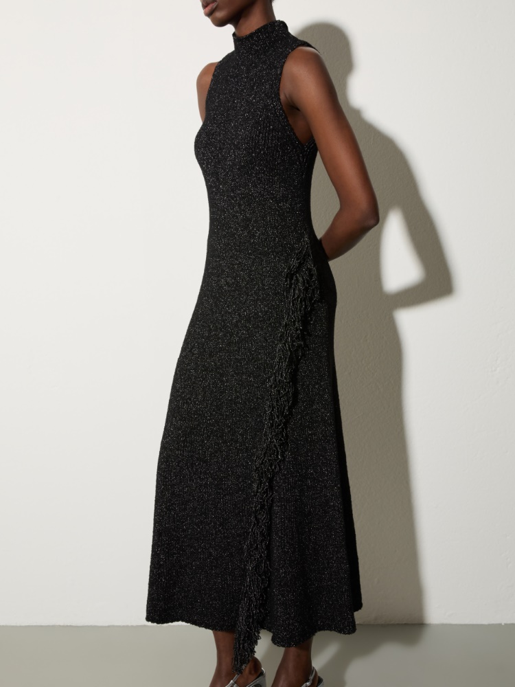 Knit midi dress with fringe - MAX&Co. - 4