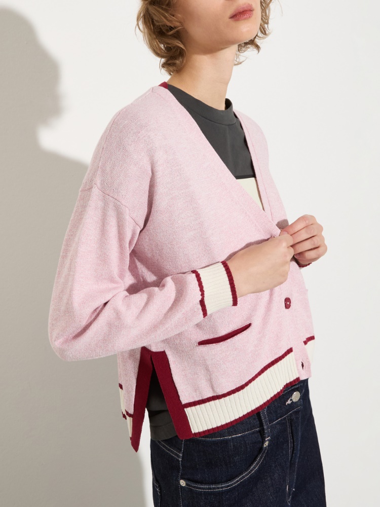 Mouliné yarn cardigan - MAX&Co. - 3
