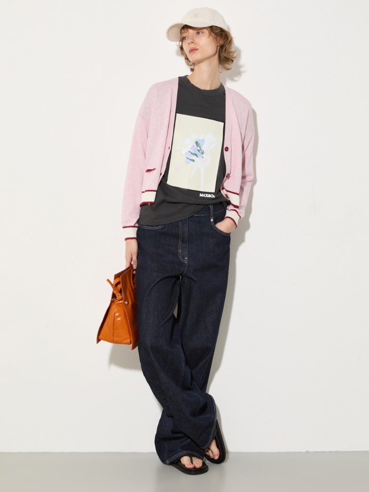 Mouliné yarn cardigan - MAX&Co. - 4