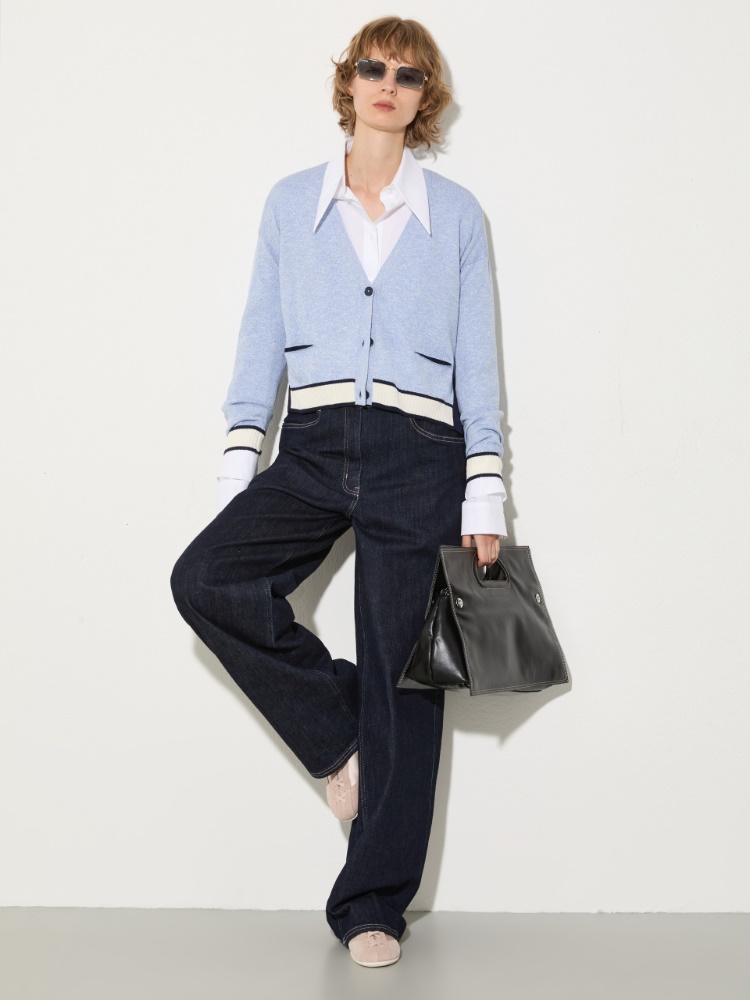 Mouliné yarn cardigan - MAX&Co. - 4