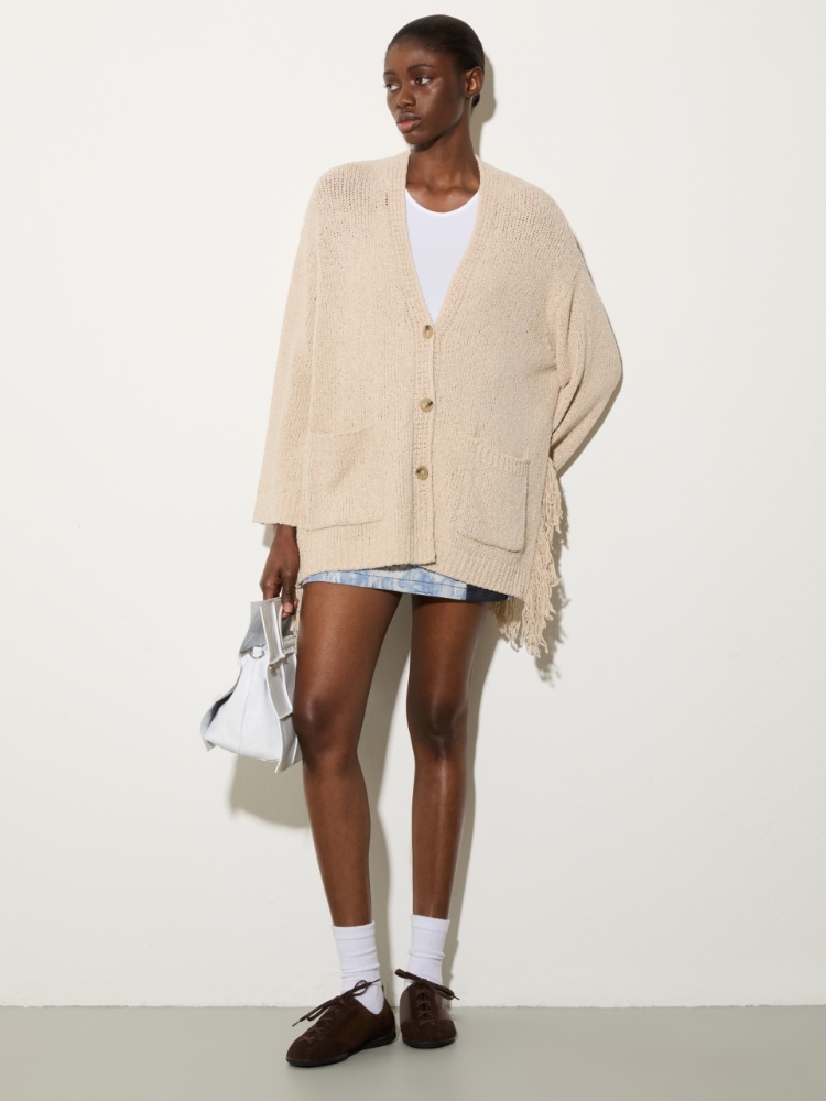 Cárdigan de bouclé con flecos - MAX&Co. - 5