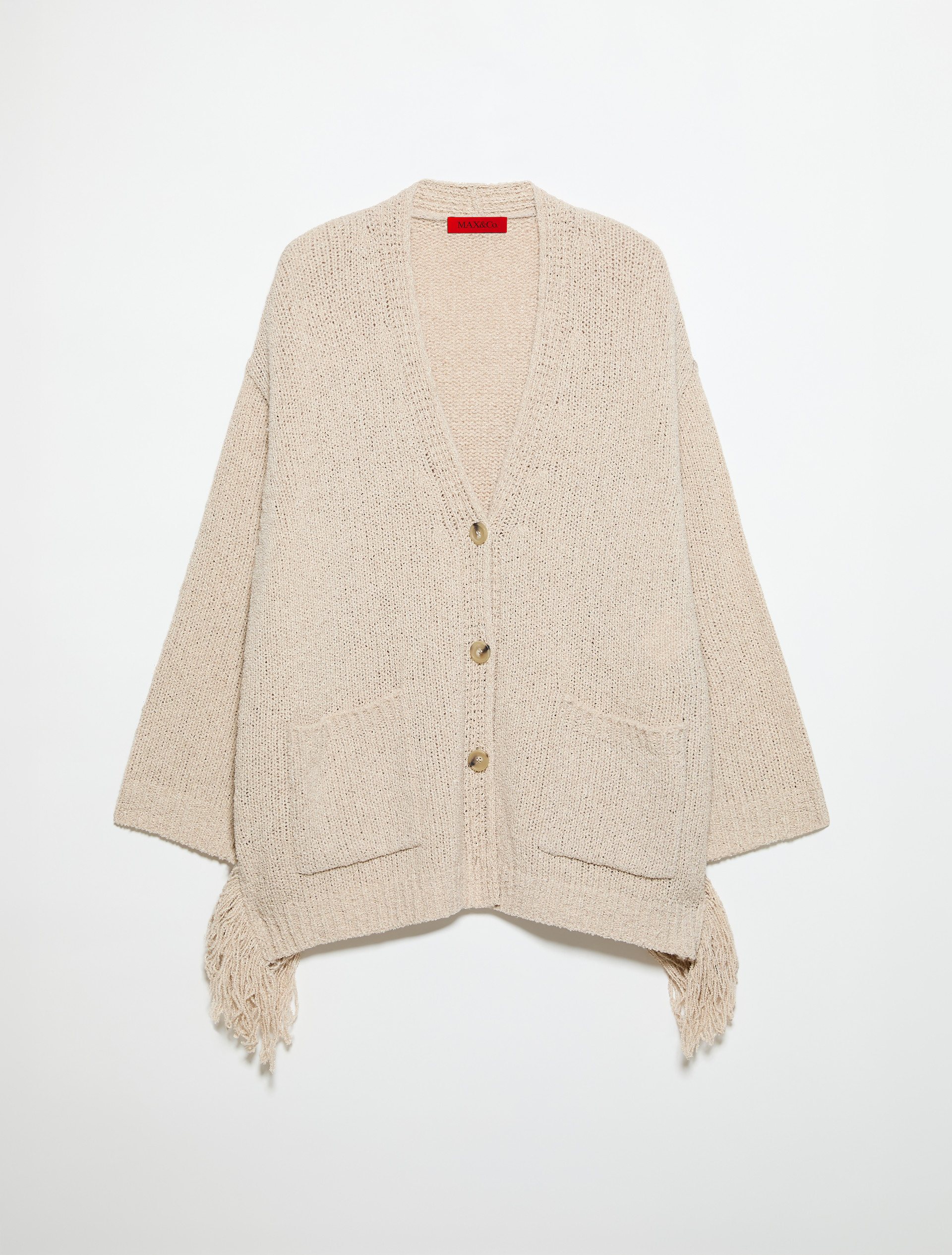 Cardigan aus Bouclé mit Fransen - EIS - MAX&Co.