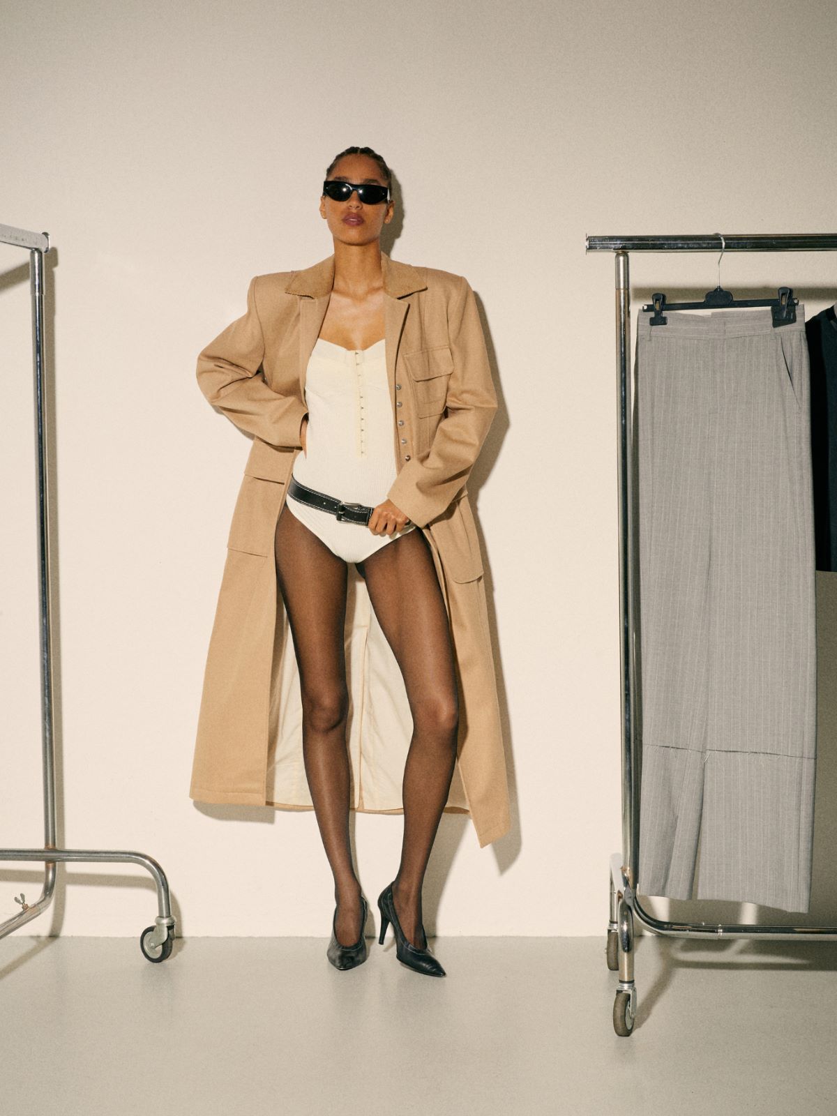 Knit bodysuit Sami Miró &Co.llaboration, white | MAX&Co. Knit bodysuit Sami Miró &Co.llaboration - WHITE - MAX&Co. - 4