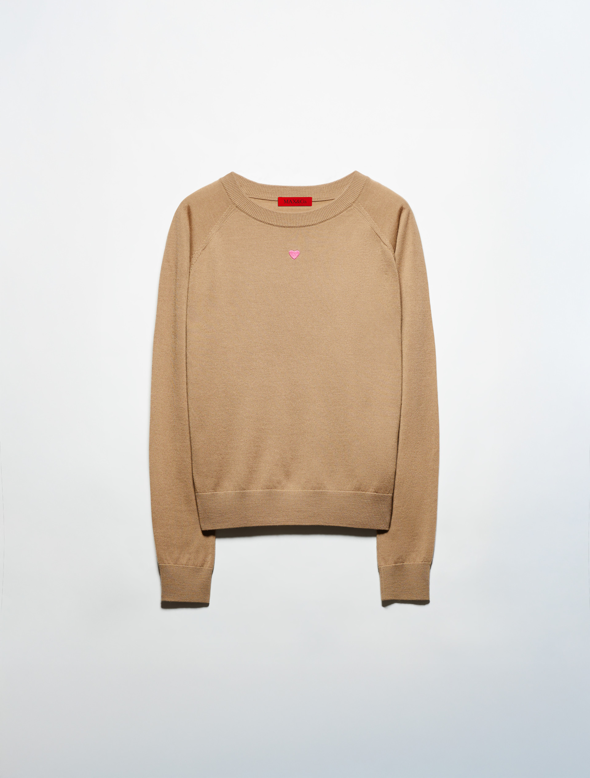 Pure merino wool jumper - CAMEL - MAX&Co. - 5