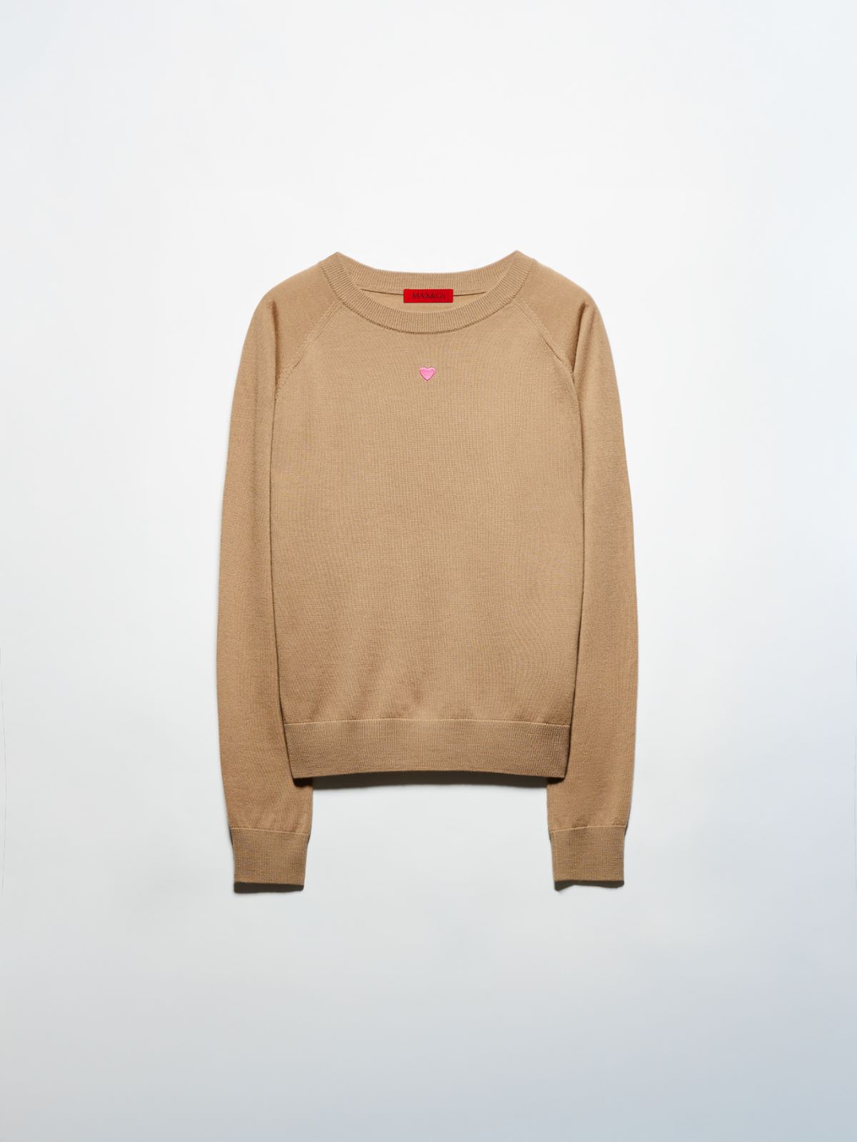 Pure merino wool jumper - CAMEL - MAX&Co. - 5