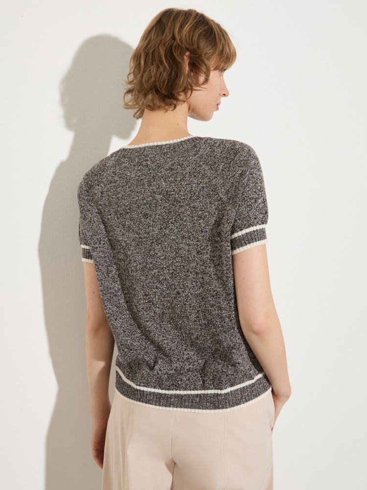 Mouliné knit T-shirt - MAX&Co. - 2