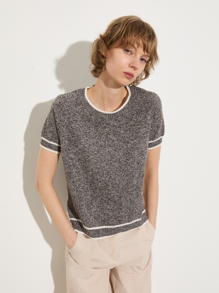 Mouliné knit T-shirt - MAX&Co.