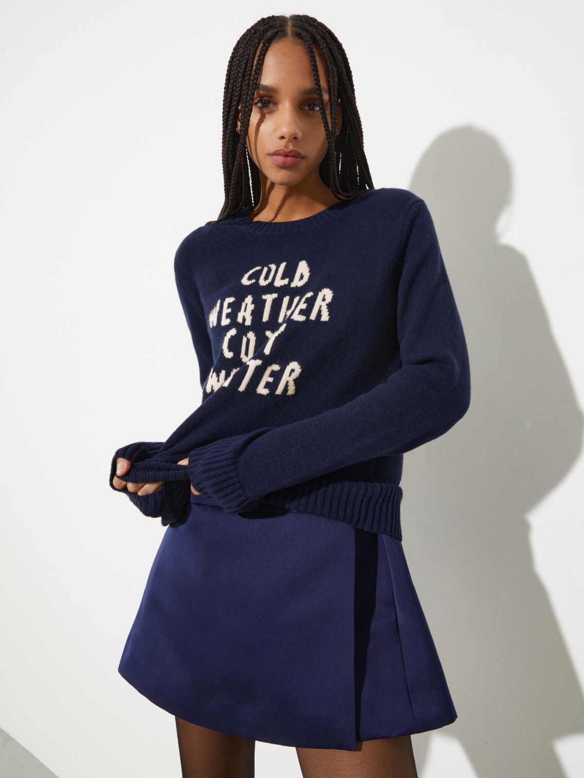 P. Terzini &Co.llaboration jumper, navy | MAX&Co. P. Terzini &Co.llaboration jumper - NAVY - MAX&Co.