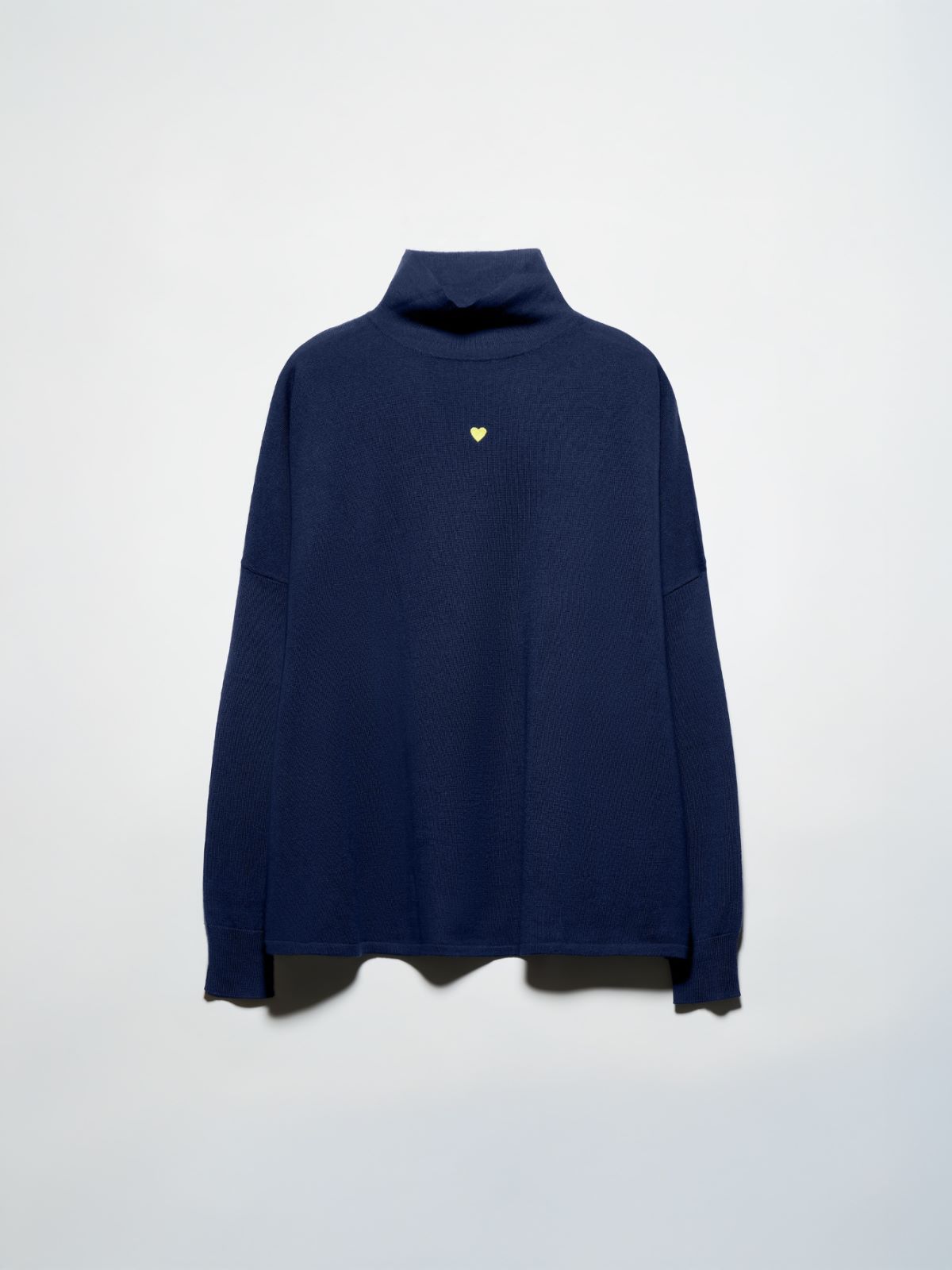 Pure Merino wool polo neck - NAVY - MAX&Co. - 5
