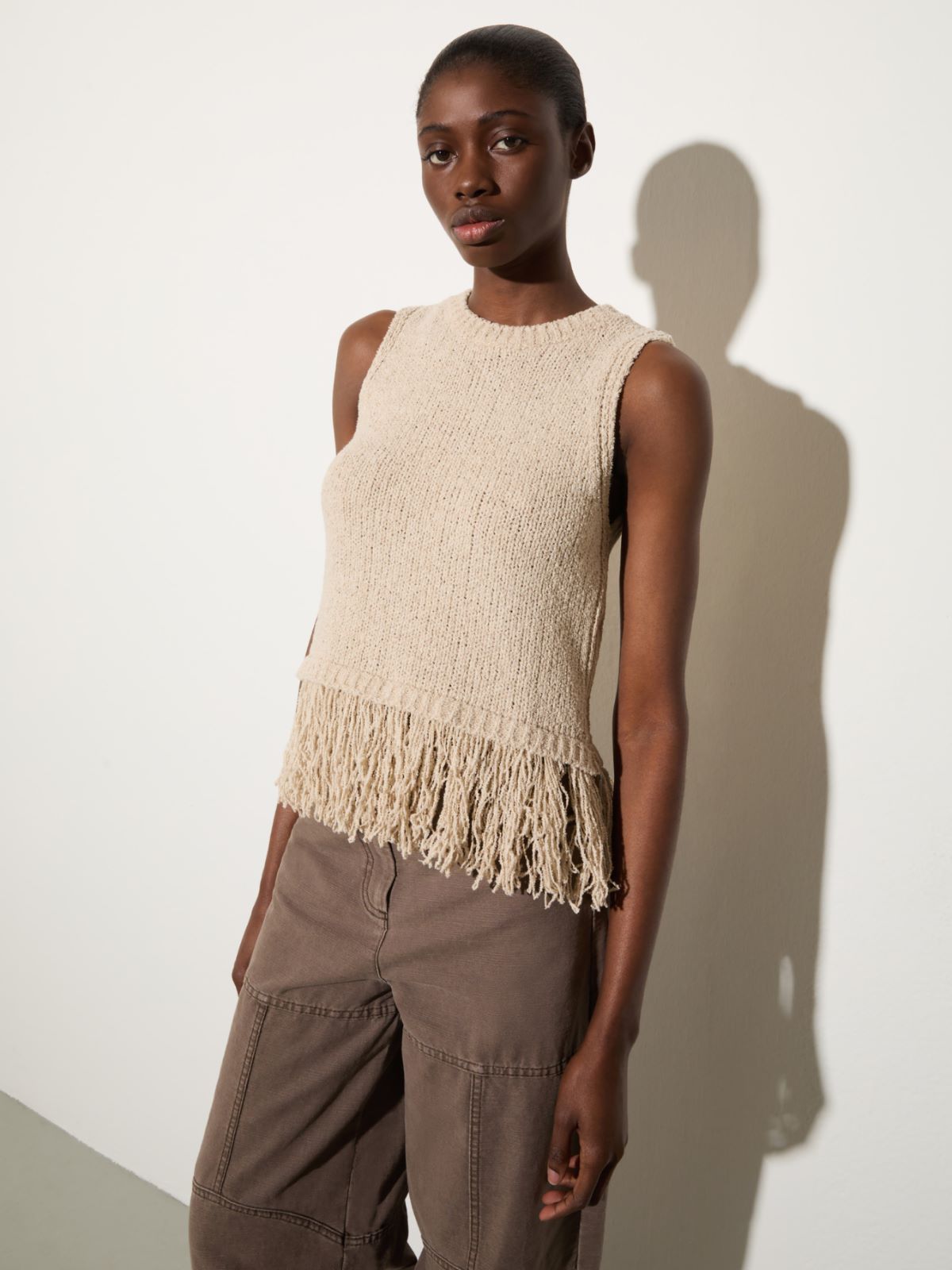 Bouclé knit top - ICE - MAX&Co.