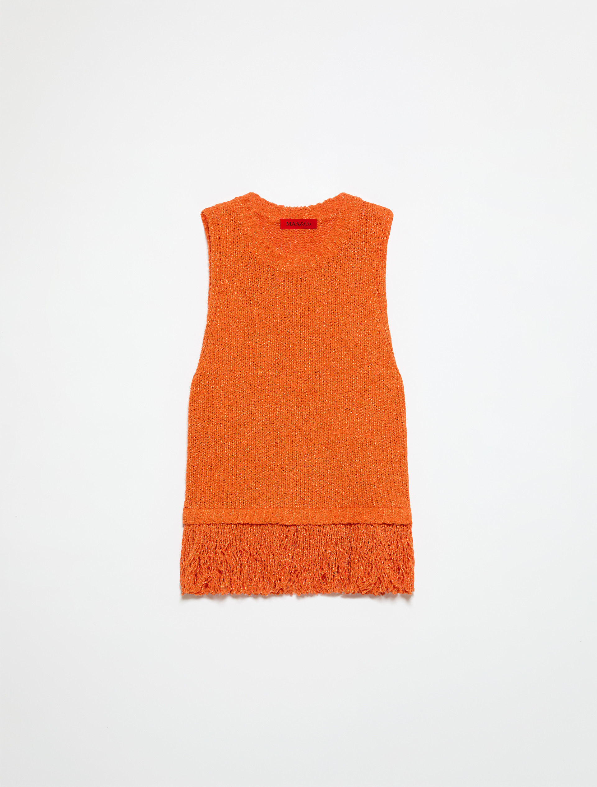 Top in maglia bouclé - ARANCIO - MAX&Co.