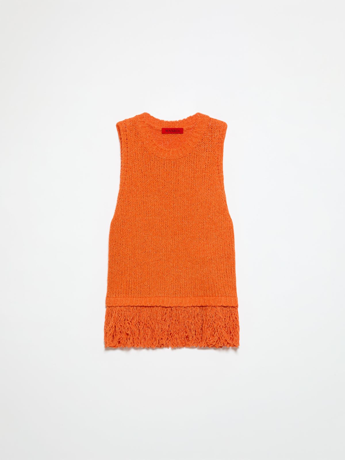 Top in maglia bouclé - ARANCIO - MAX&Co.