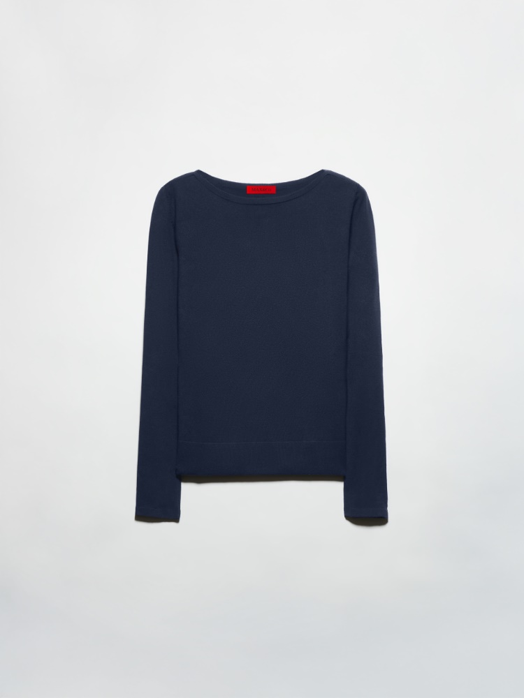 Boat-neck jumper - DEEP BLUE - MAX&Co.