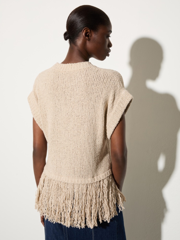 Jersey de bouclé con flecos - MAX&Co. - 2