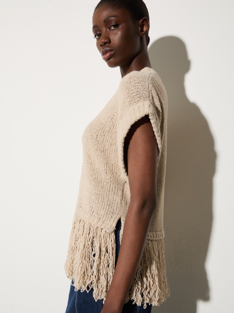 Jersey de bouclé con flecos - MAX&Co. - 3