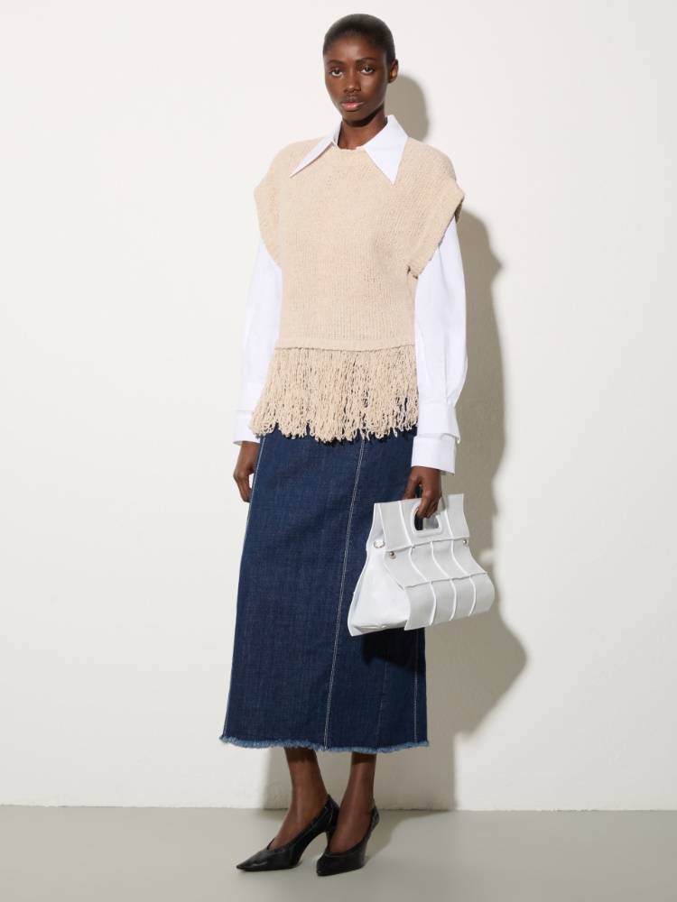 Jersey de bouclé con flecos - MAX&Co. - 4