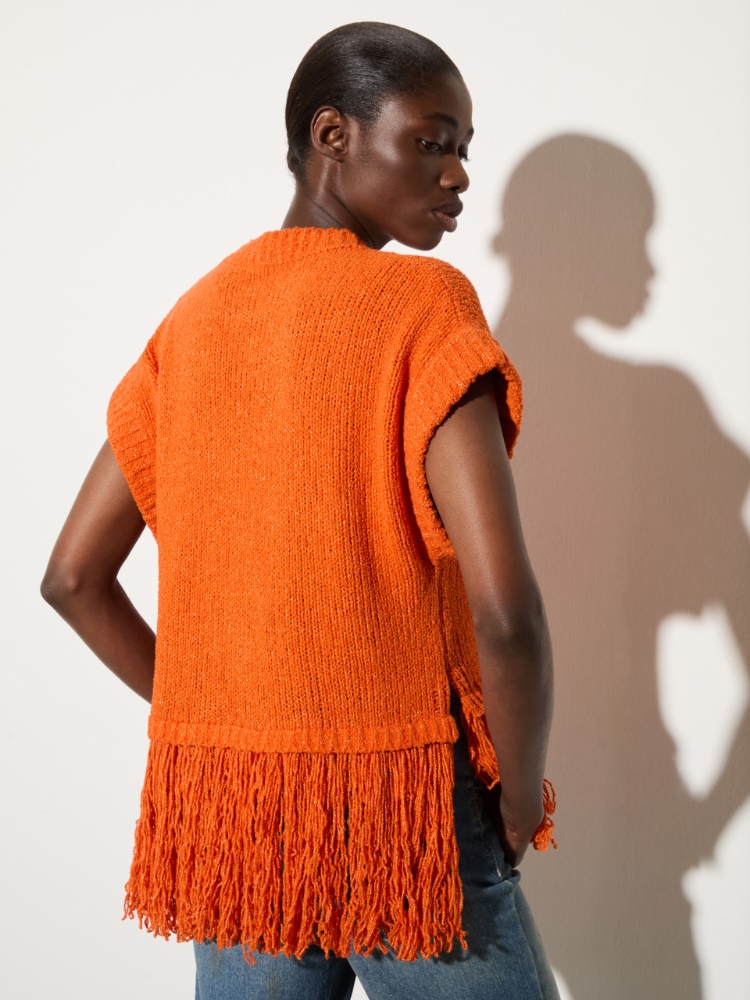 Jersey de bouclé con flecos - MAX&Co. - 2
