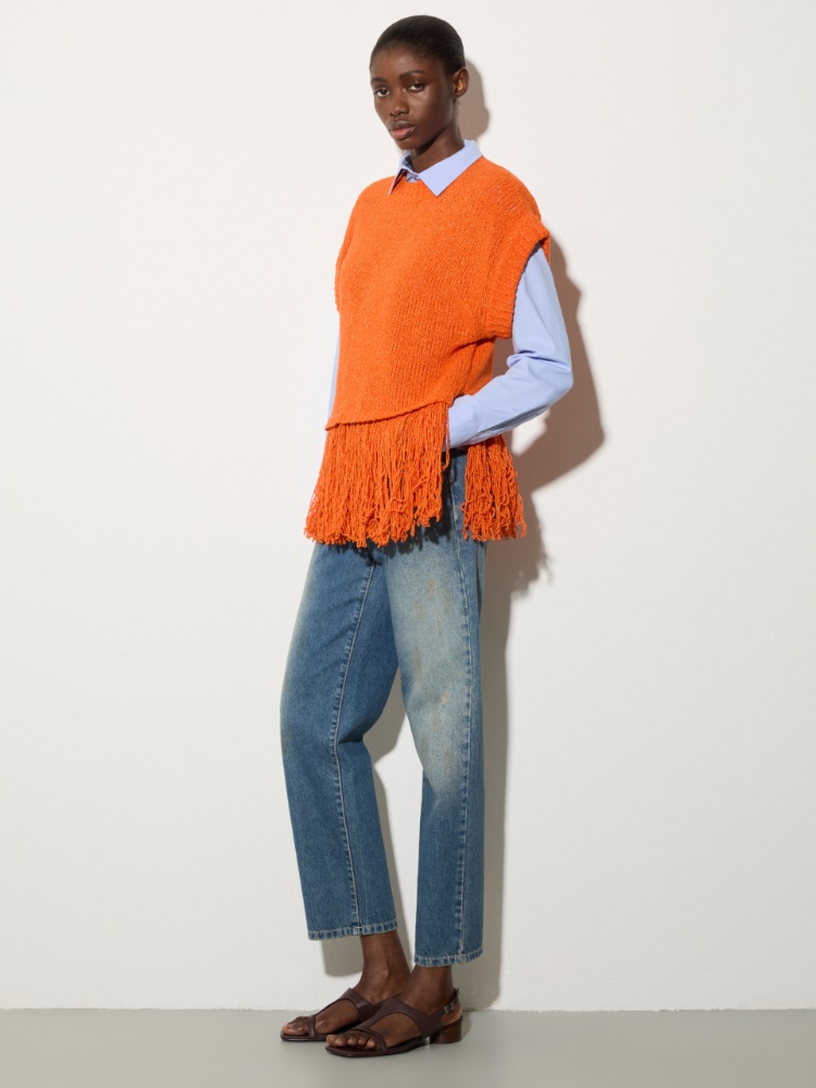 Jersey de bouclé con flecos - MAX&Co. - 4